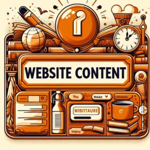 website content