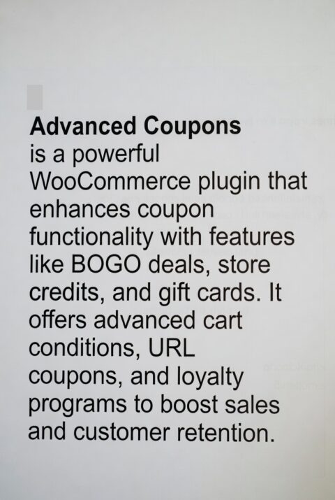 Advanced Coupons