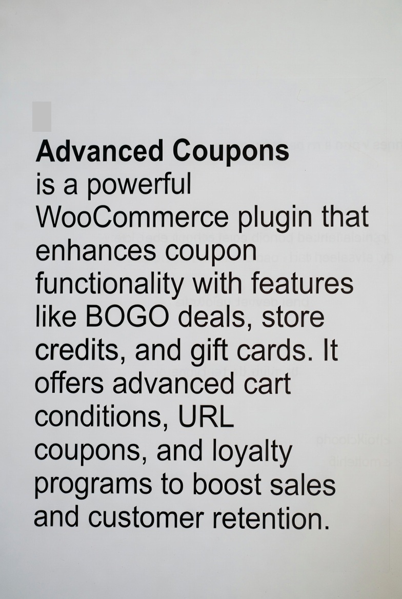 Advanced Coupons