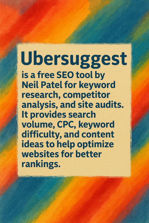 Ubersuggest
